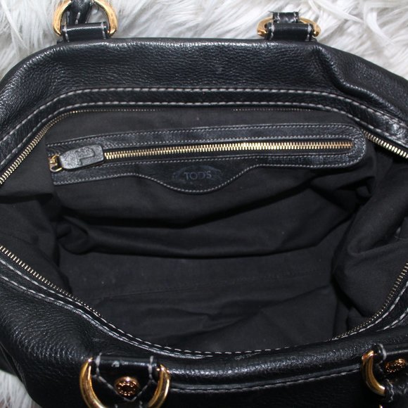 Tod's Black Leather Shoulder Bag - Picture 4 of 4